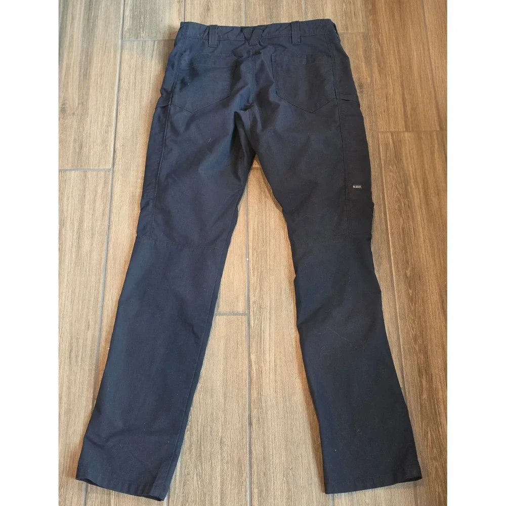 5.11 Tactical Mens Black Cargo Pants Straight Leg 32x34 Outdoor Work Trousers